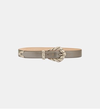 Ceinture Embellamet à boucle sculptée - Iro - Gris clair
