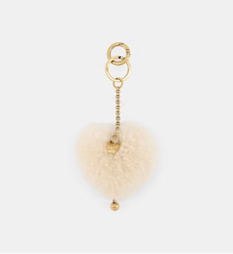 Charm Heart Shearling - Chloé - Écru