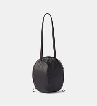 Sac à main Small Helmet Hobo - Lemaire - Chocolat noir