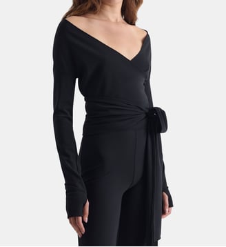 TOP CACHE-CUR - Iro - Black
