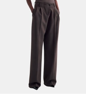 Pantalon large à plis Ascend - Iro - Brun taupe