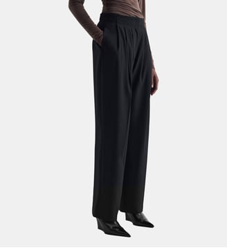 Pantalon large à plis Oakland - Iro - Black