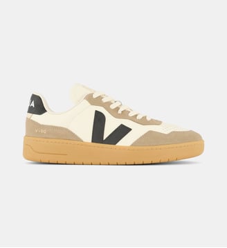 Baskets V-90 - Veja - Blanc et gris et noir