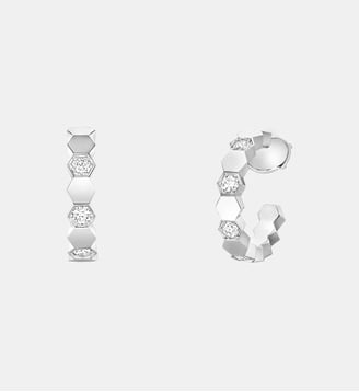 Créoles en or et diamants - Chaumet - Or blanc