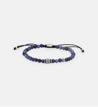 Bracelet en pierres gemmes - Fossil - Bleu