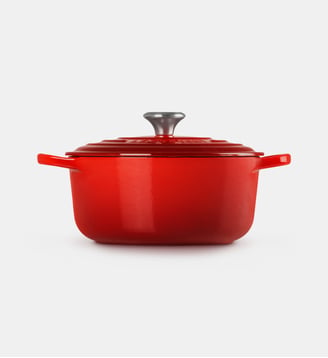 Cocotte ronde fonte Cerise Ø20 cm / 2,4 l - Le Creuset - Rouge cerise