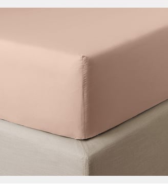 Drap housse - Descamps - Rose des sables