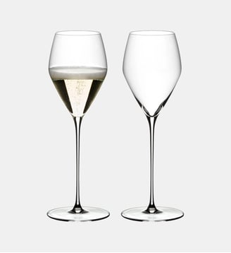 Lot de 2 verres à pied Champagne - Riedel - Transparent