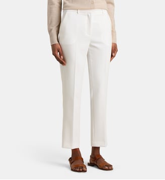 Pantalon cigarette Mini à pinces - Jodhpur - Blanc