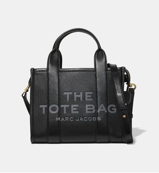 Sac cabas The Leather Small Tote Bag - Marc Jacobs - Noir