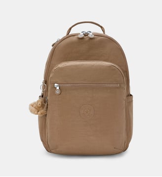 Sac à dos Seoul en toile - Kipling - Tan
