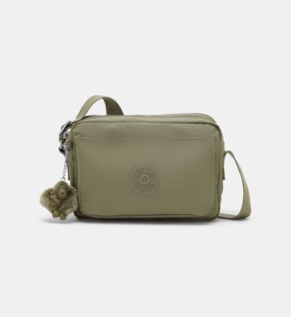 Sac à main Abanu M en toile - Kipling - Vert kaki