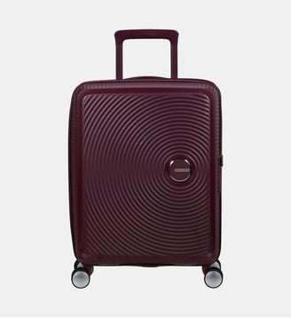 Valise rigide cabine extensible Soundbox 4R 55 cm - American Tourister - Bordeaux