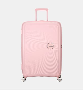 Valise rigide extensible Soundbox 4R 77 cm - American Tourister - Rose clair