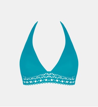 Maillot de bain triangle Ajourage Couture - Lise Charmel - Bleu turquoise