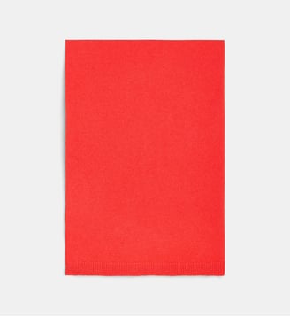 Echarpe Slubon S cachemire femme - Galeries Lafayette - Rouge vermillon