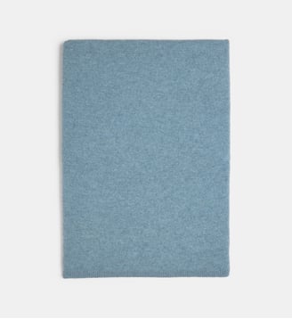 Echarpe Slubon S cachemire femme - Galeries Lafayette - Bleu chiné