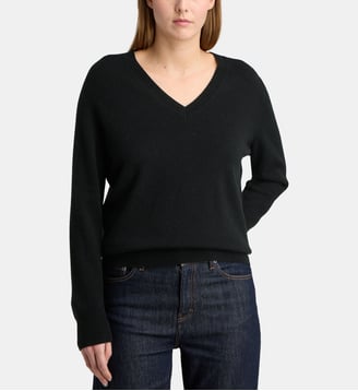 Pull droit Zocon en cachemire - Galeries Lafayette - Noir