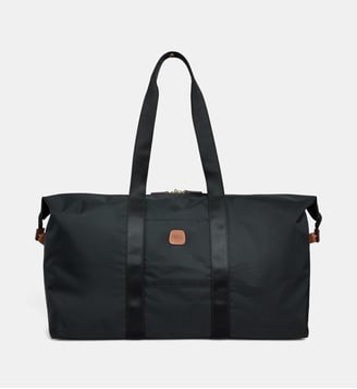 Sac cabas de voyage pliable X-Bag et sa pochette - Bric's - Noir