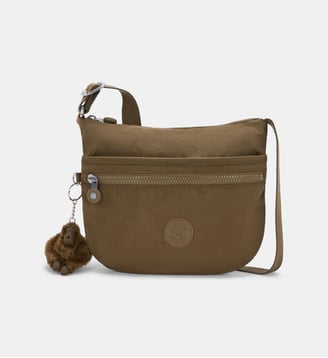 Sac à main Arto S en toile - Kipling - Kaki foncé
