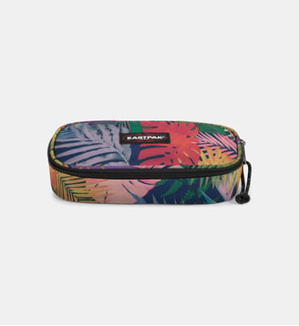 Trousse Oval Single - Eastpak - Vert et jaune