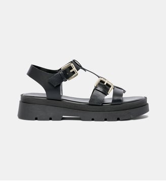 Sandales Julia en cuir - Bocage - Noir