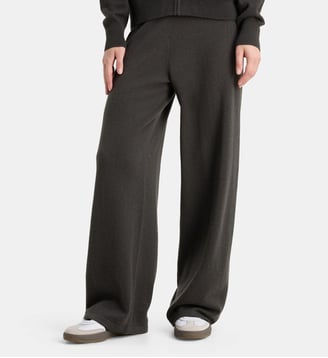 Pantalon large Zalcov cachemire - Galeries Lafayette - Bronze