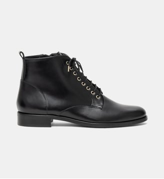 Bottines Kaminara en cuir - Bocage - Noir foncé