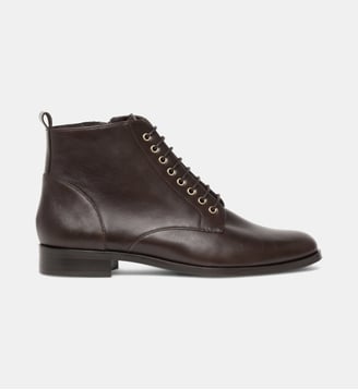 Bottines Kaminara en cuir - Bocage - Marron foncé