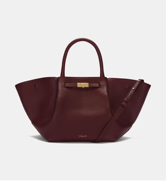 Sac cabas The Midi New York - Demellier - Bordeaux foncé