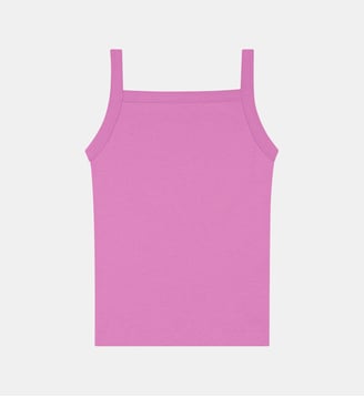 Débardeur ajusté May Cami coton bio - Flore Flore - Violet