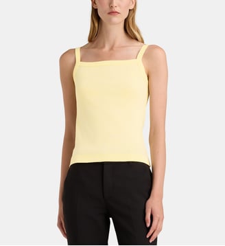 Débardeur ajusté May Cami coton bio - Flore Flore - Camomille