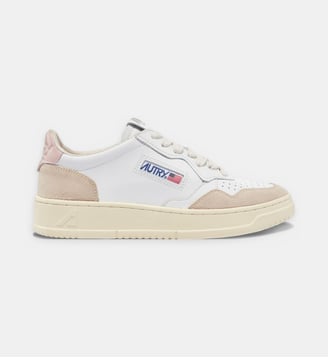 Baskets basses Medalist LS37 - Autry - Blanc et rose