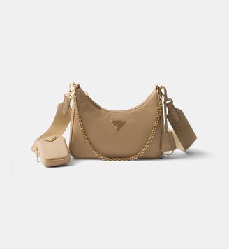 Sac à main Prada Re-Edition 2005 en Re-Nylon - Prada - Marron clair