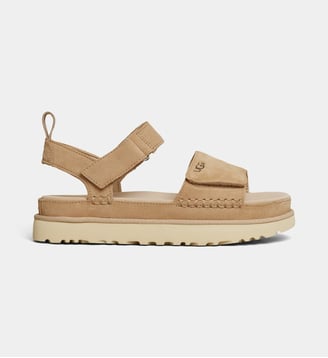 Sandales Goldenstar en cuir daim  - Ugg - Beige rosé