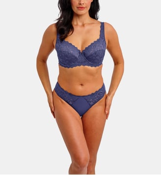 Soutien-gorge armatures Eglantine - Wacoal - Bleu violet