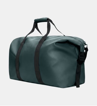 Sac de week-end Hilo zippé - Rains - Vert foncé brillant