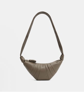 Sac à main SmallCroissant en cuir - Lemaire - Olive