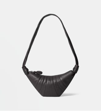 Sac à main Croissant Small en cuir - Lemaire - Chocolat noir