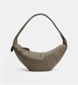 Sac à main Croissant Large en cuir - Lemaire - Olive