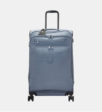 Valise souple extensible New Youri M 4R 68 cm - Kipling - Bleu gris