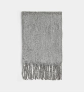 Echarpe large Clothilde U - Galeries Lafayette - Gris