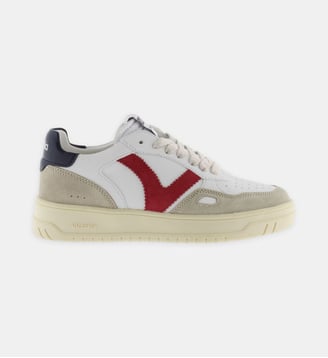 Baskets basses Seul - Victoria - Blanc et rouge