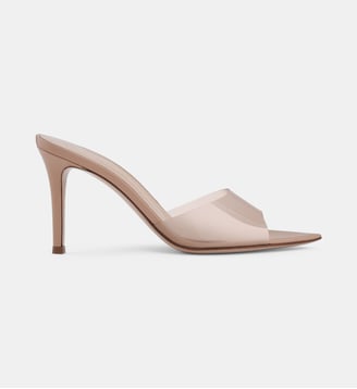 Mules à talons Elle 85 - Gianvito Rossi - Rose clair
