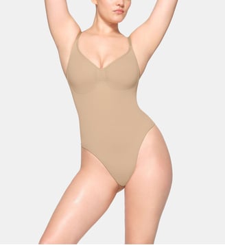 Body string Seamless Sculpt - Skims - Beige moyen