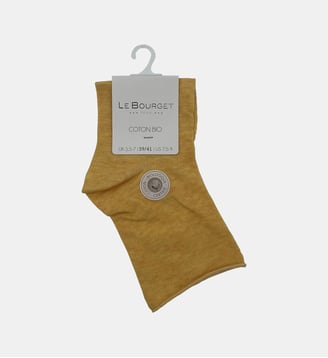 Chaussettes classiques en coton mélangé - Le Bourget - Ocre