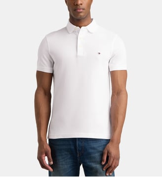 Polo slim 1985 en coton piqué - Tommy Hilfiger - Écru