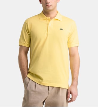 Polo droit coton piqué L.12.12 - Lacoste - Jaune