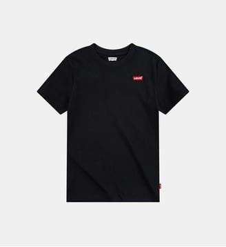 T-shirt droit coton logo signature - Levi's Kids - Noir
