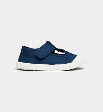 Tennis basses coton - Victoria - Bleu marine